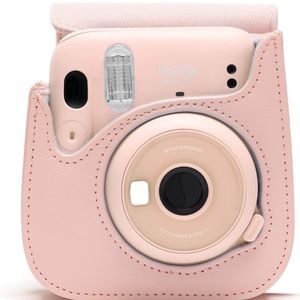 Pink instax camera case